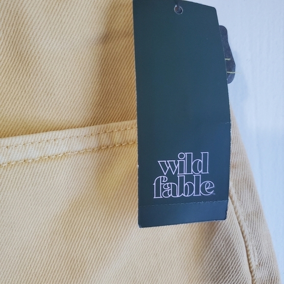 NEW Wild Fable High-Rise Mineral Dyed Bermuda Jean Shorts - Picture 10 of 16